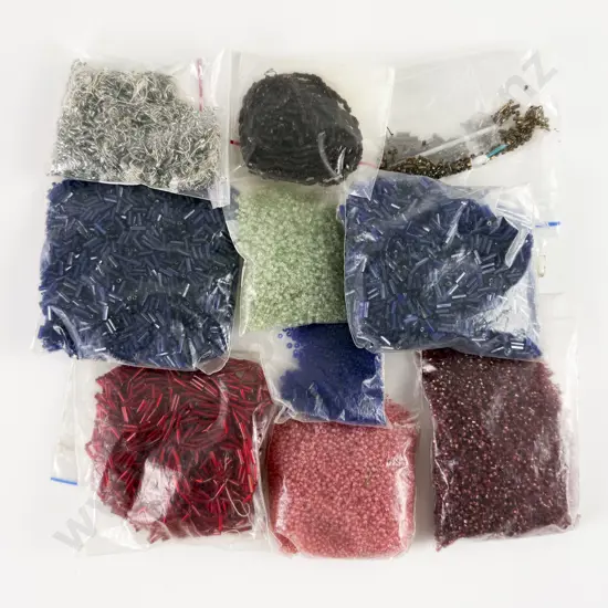 Quantity of Bugle Glass and Seed Beads