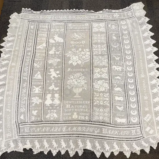 WWI Crochet Single Bed Cover
