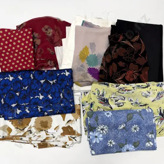 Quantity of Vintage Material Remnants