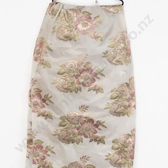 Floral Silk Brocade Fabric