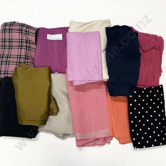 Quantity of Vintage Material Remnants