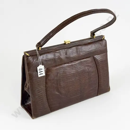 Mid C20th Lizard Handbag