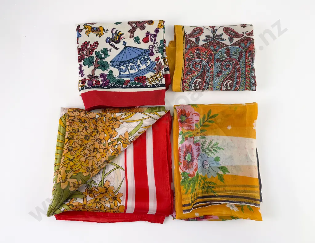 Four Various Scarfs Image 1++