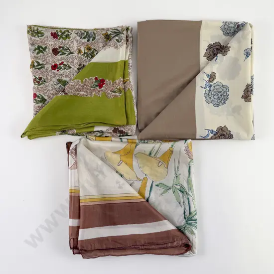 Three Various Scarfs