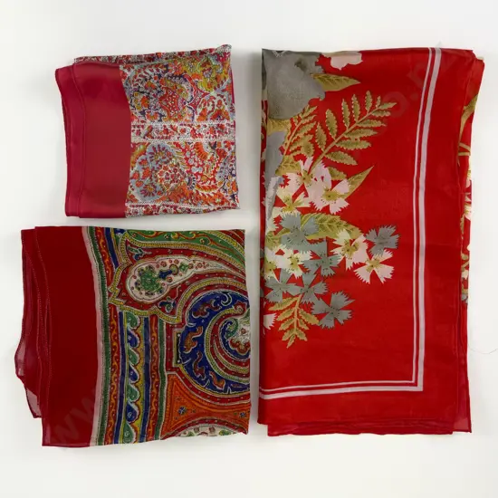 Three Various Scarfs