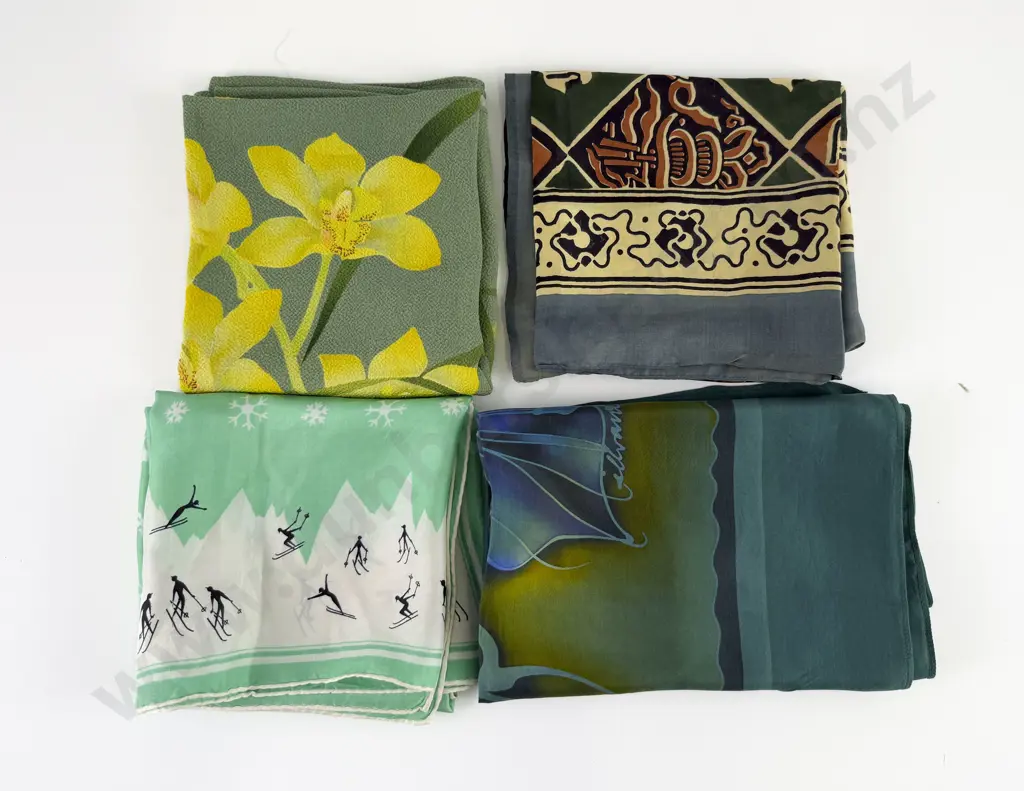 Four Various Scarfs Image 1++