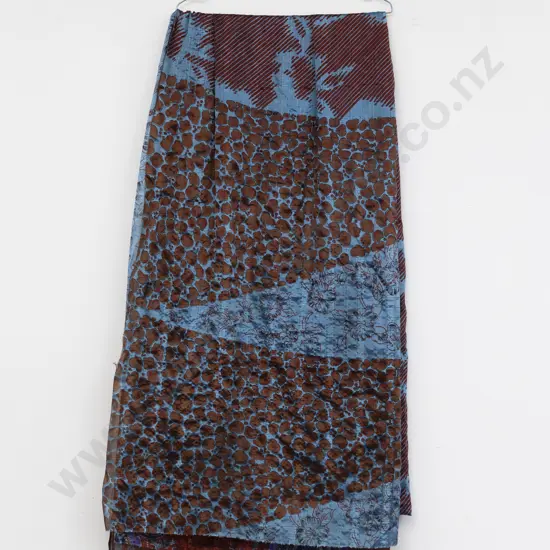 Patterned Silk Material/Shawl Length