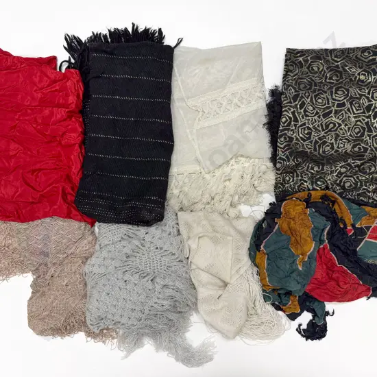Various Mid C20th Shawls
