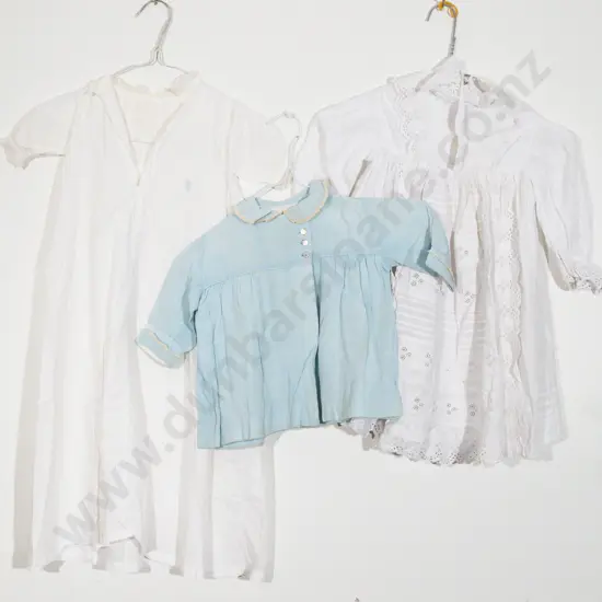 Victorian Toddlers Broderie Anglaise Dress Cot Gown and Later Babies Coat