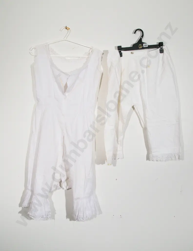 Edwardian Fine Cotton Combinations and Bloomers Image 1++