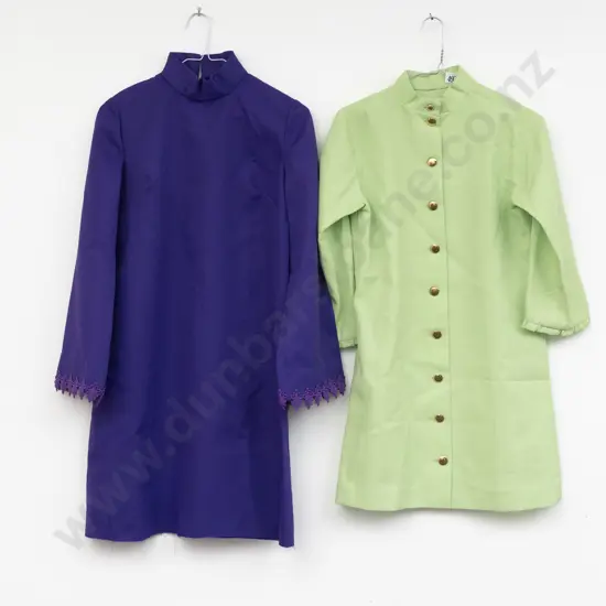 Two Mary Quant Period Handmade Mini Length Dresses