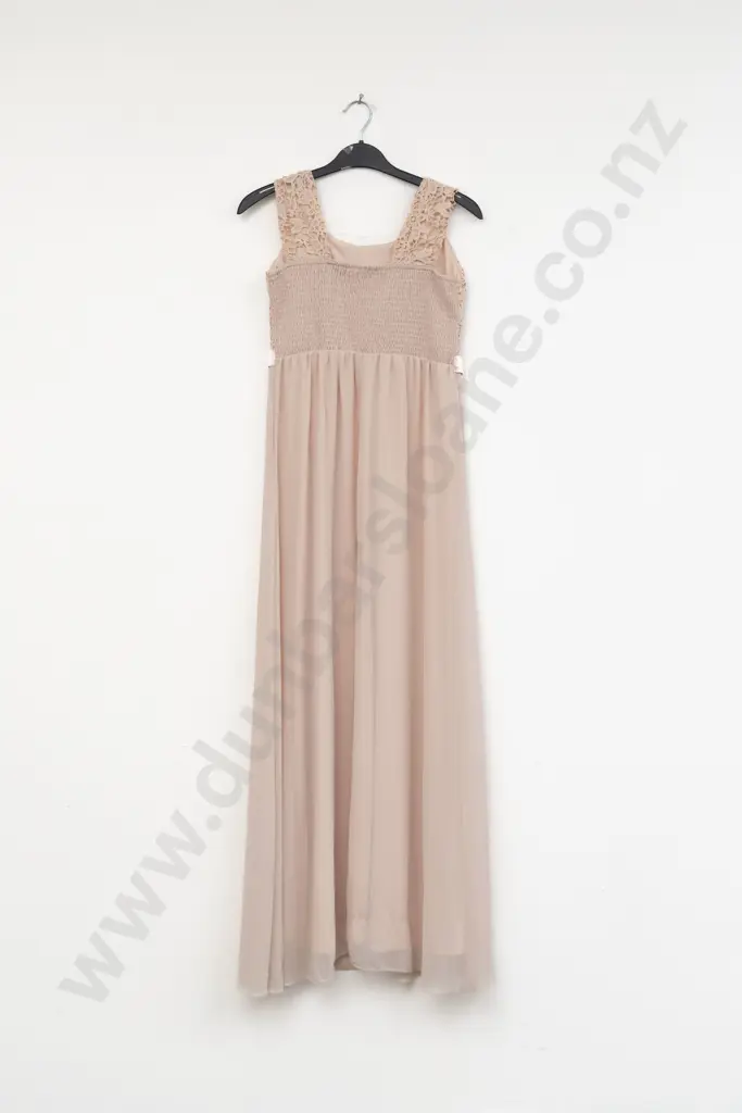 Light Pink Tulle Lace Full Length Ball Dress Image 1++