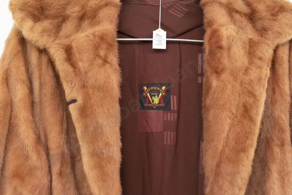 Mid C20th Full Length Fur Coat Image 1++