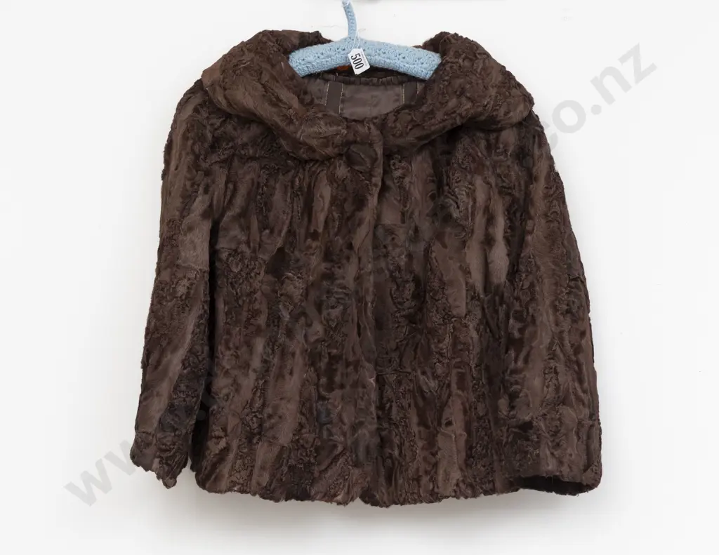 C1950s Astrakhan Fur Jacket Image 1++