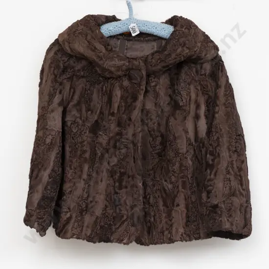 C1950s Astrakhan Fur Jacket