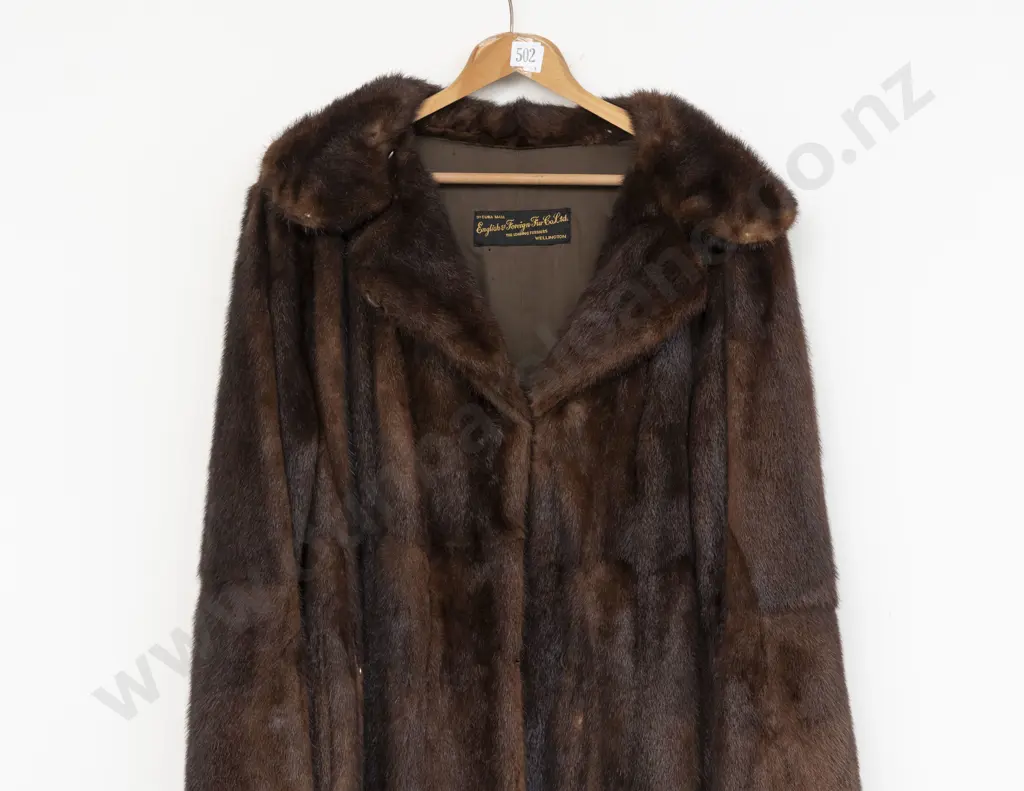 Mid C20th English and Foreign Fur Company Wellington Mink Full Length Coat Image 1++