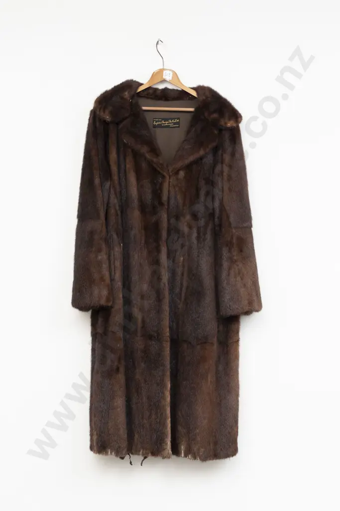 Mid C20th English and Foreign Fur Company Wellington Mink Full Length Coat Image 1++