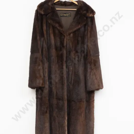 Mid C20th English and Foreign Fur Company Wellington Mink Full Length Coat