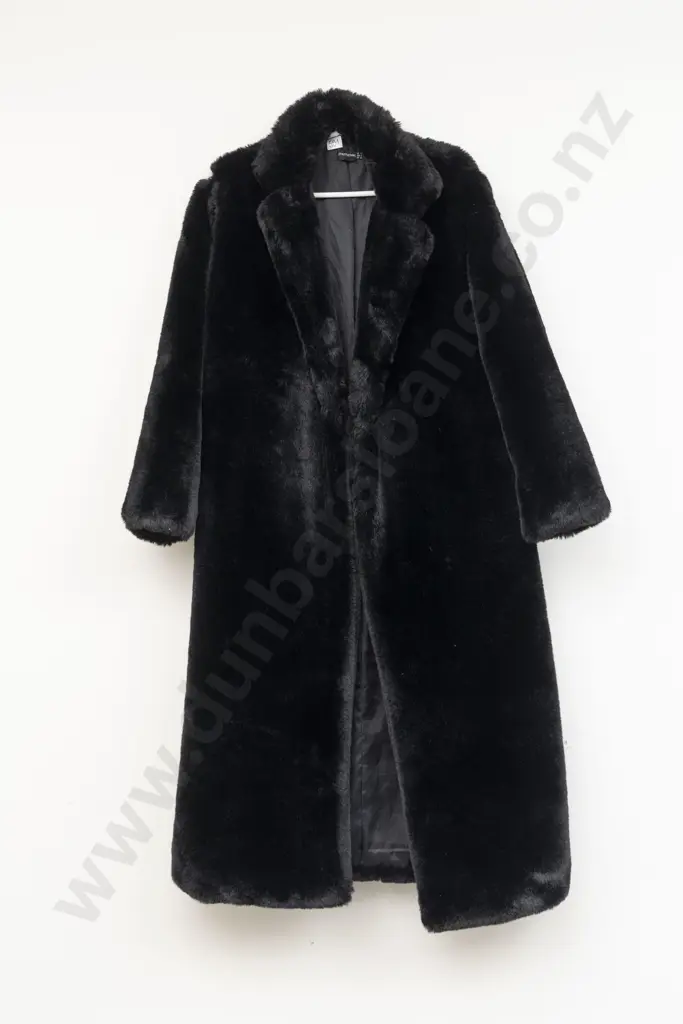 Pretty Little Thing Full Length Fur Coat Image 1++