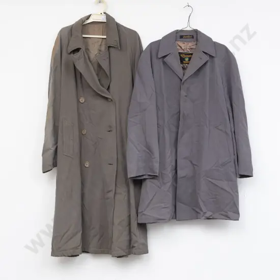 Vintage Two Gents Rain Coats and Dressing Gown
