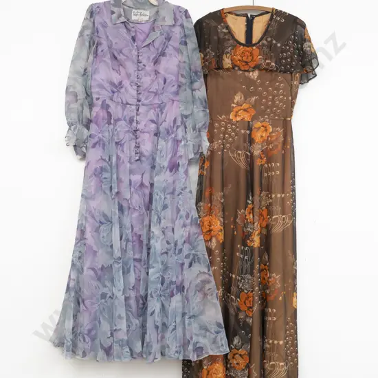 Two C1970s Hostess Gowns