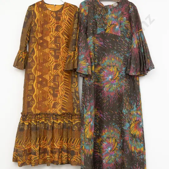 Two C1960s Full Length Hostess Gowns