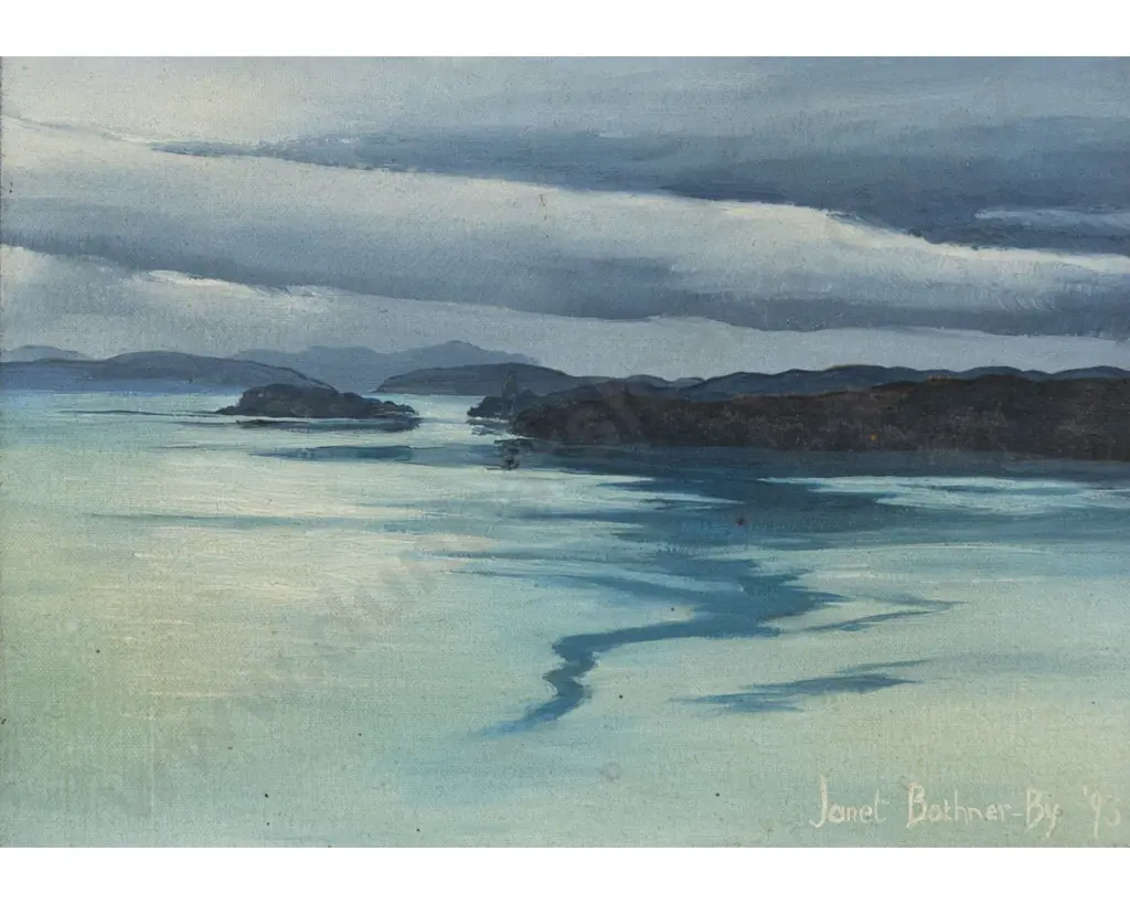 Janet Bothner-By - Bay of Islands Looking towards Russell Image 1++