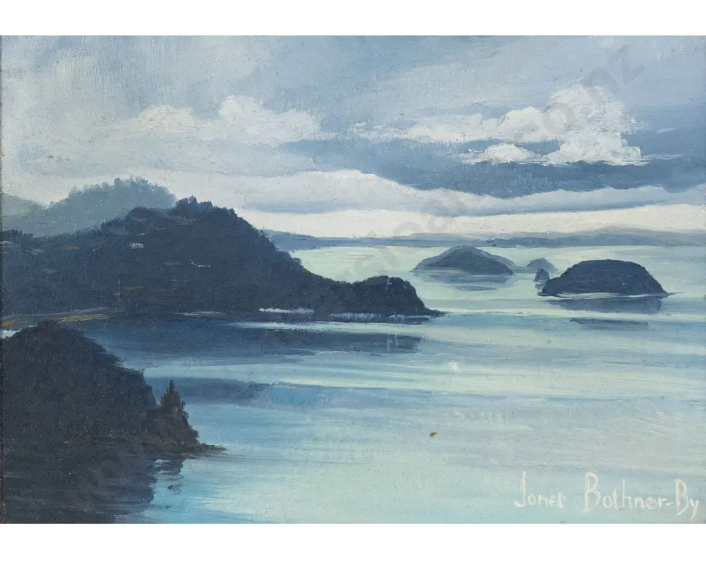 Janet Bothner-By - Bay of Islands Looking towards Paihia Image 1++