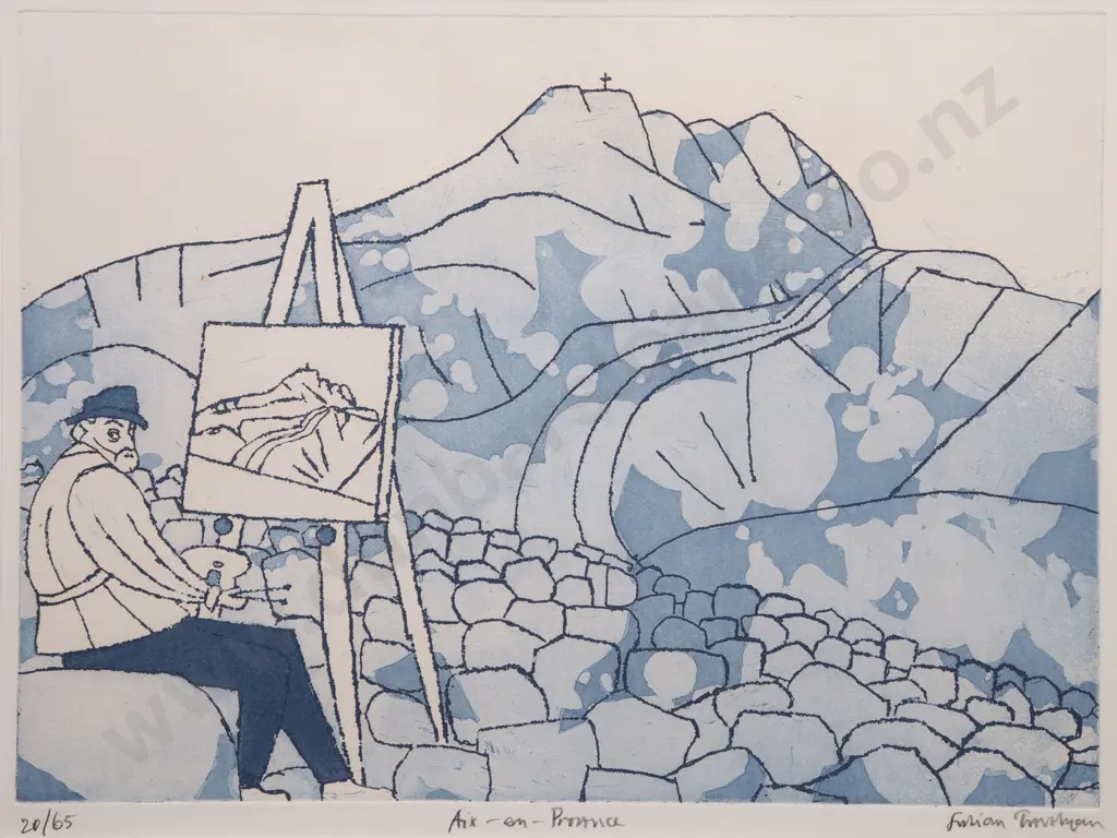 Julian Trevelyan (English) - Aix-en-Provence Image 1++