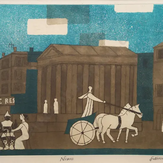 Julian Trevelyan (English) - Nimes