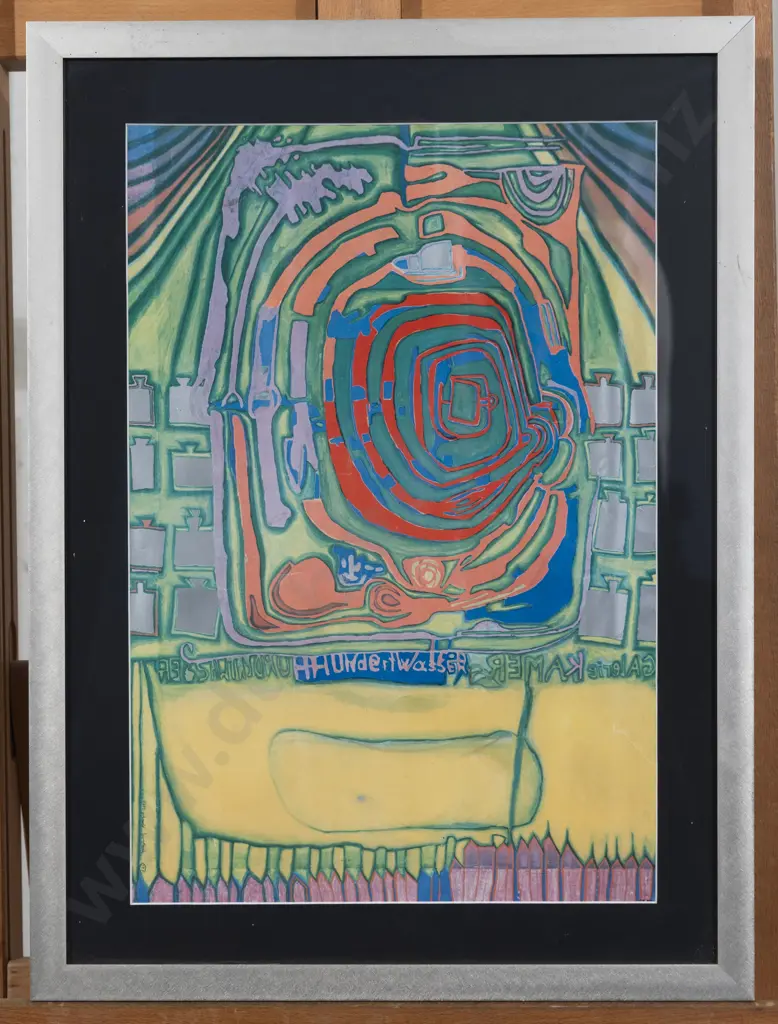 H Hundertwasser - Untitled Screenprint Image 1++