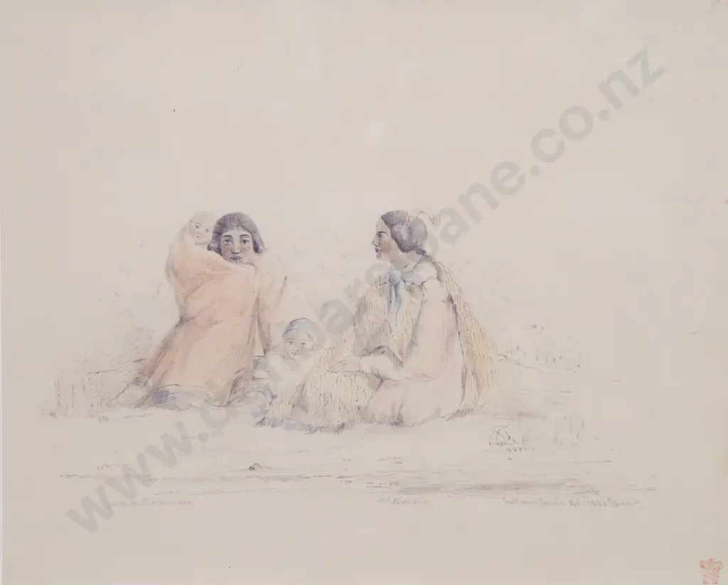 After Cuthbert Clarke - A Group at Matamata Image 1++