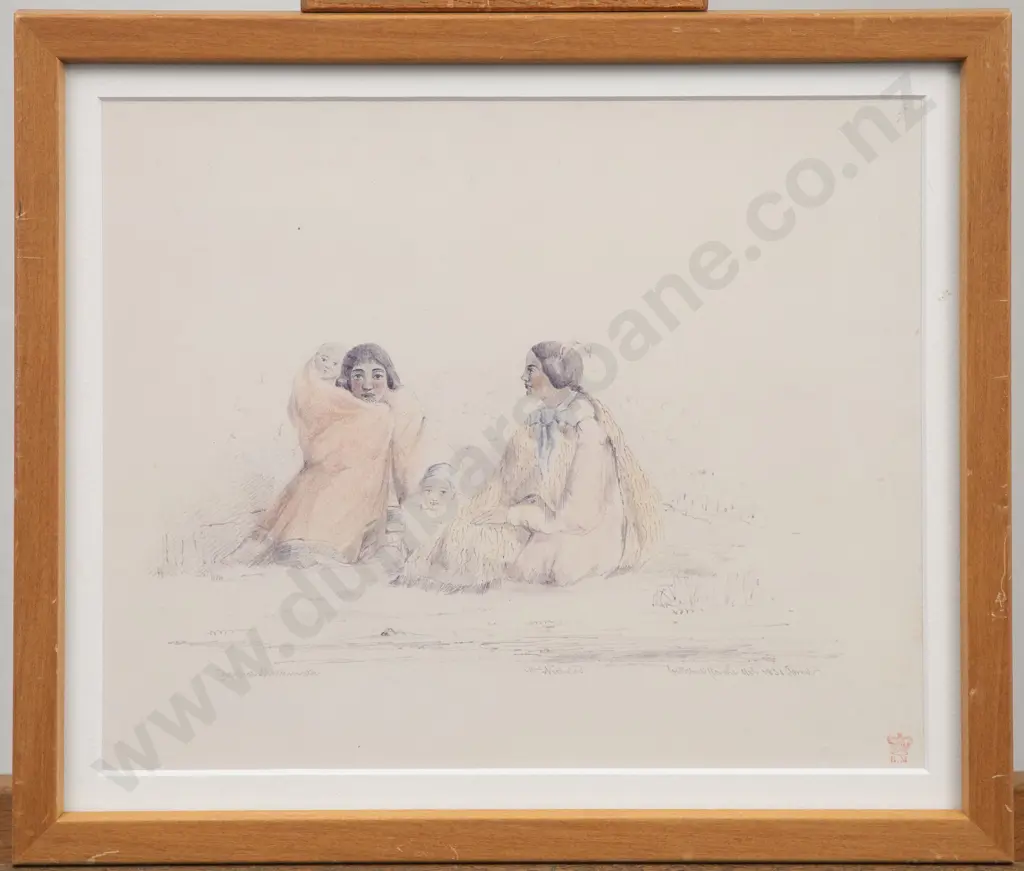 After Cuthbert Clarke - A Group at Matamata Image 1++