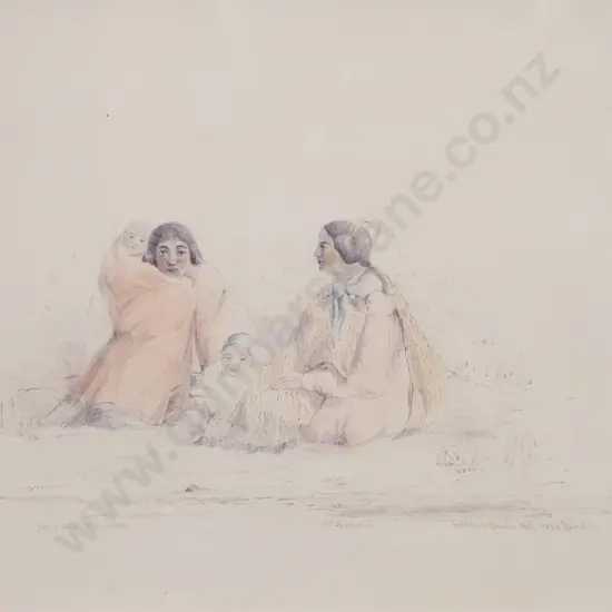 After Cuthbert Clarke - A Group at Matamata