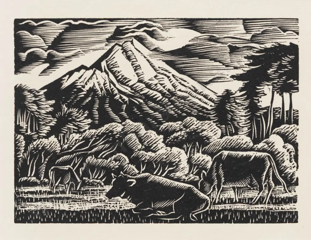 E Mervyn Taylor - Mt Egmont Image 1++