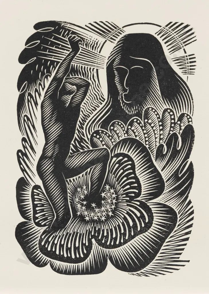 E Mervyn Taylor - Untitled (from Lazarus & Other Poems) Image 1++