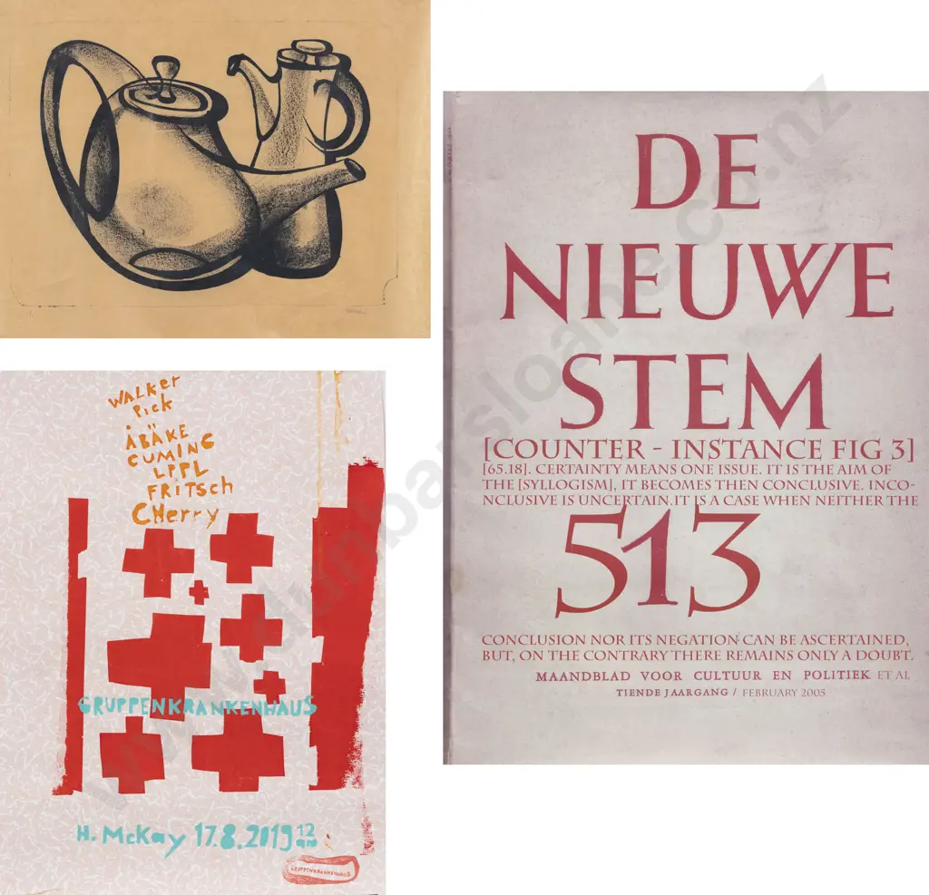 Roy Cowan - Coffee and Teapot & Two Promotional Posters (Unframed) Image 1++