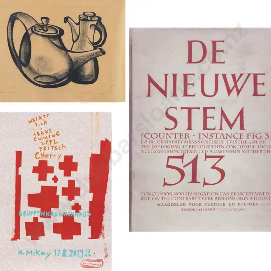 Roy Cowan - Coffee and Teapot & Two Promotional Posters (Unframed)