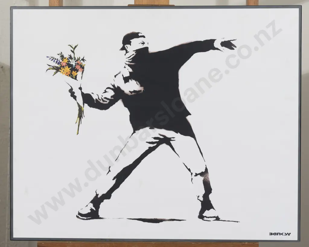 After Banksy - Love is in the Air Image 1++