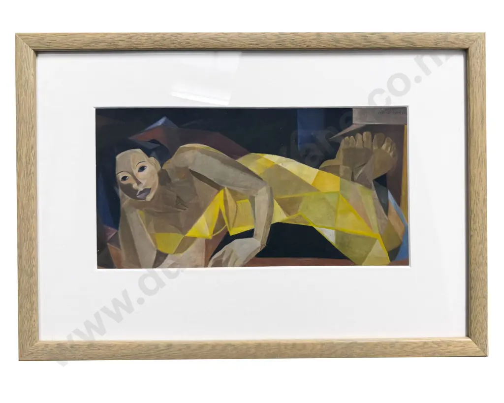 After Louise Henderson - Samoan Woman in Yellow Dress Image 1++