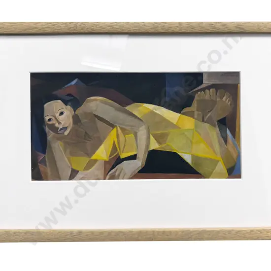 After Louise Henderson - Samoan Woman in Yellow Dress