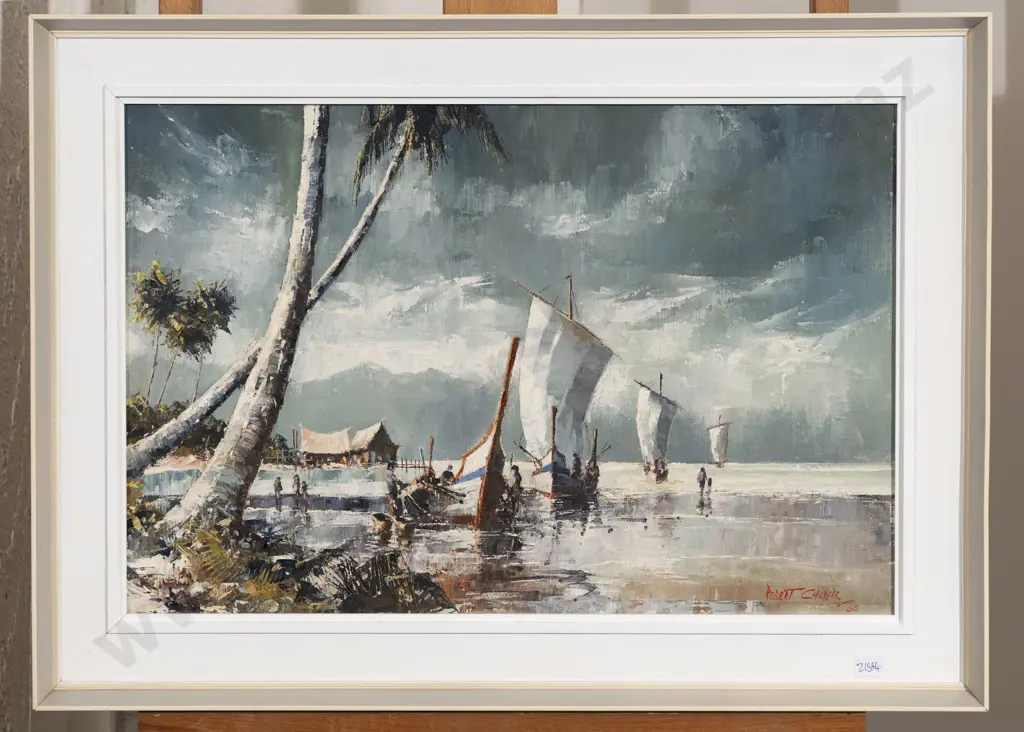 Robert Chilvers (b 1924) - "Green Rain" Malaya - Kelantan Image 1++