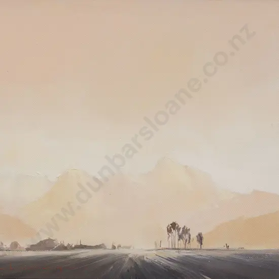 Colin C Wynn - Evening Peach - Torlesse Range - Canterbury