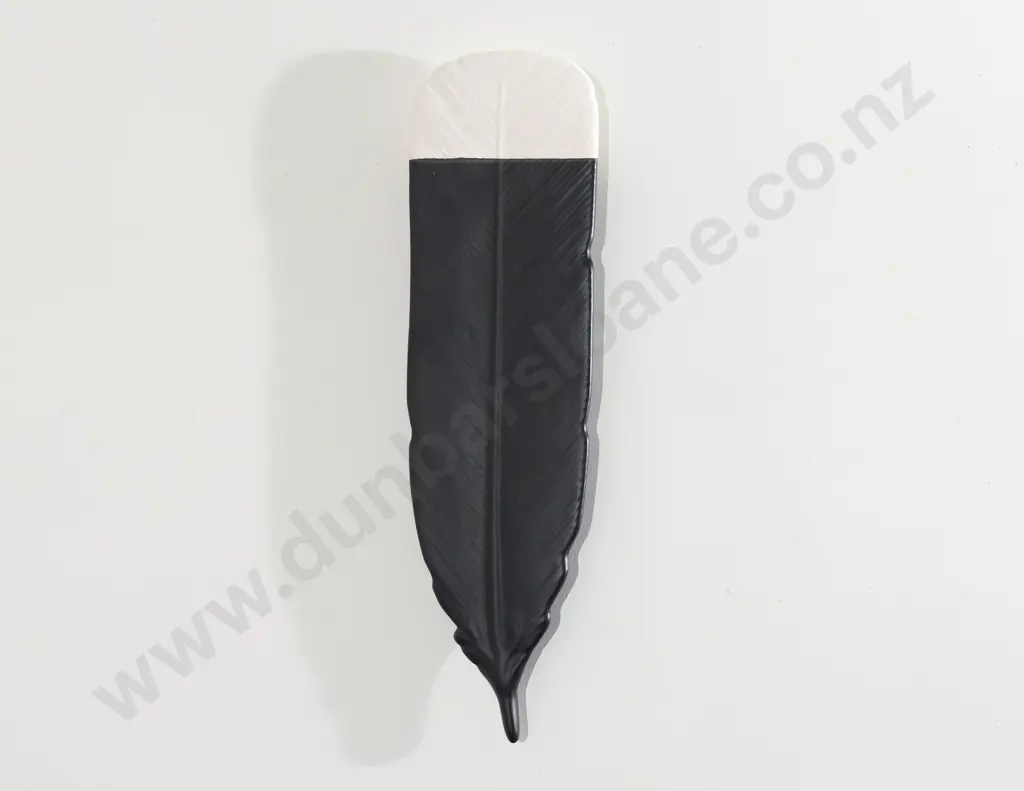 Bruce Yallop for Studio Ceramics Huia Feather Wall Hanging Image 1++