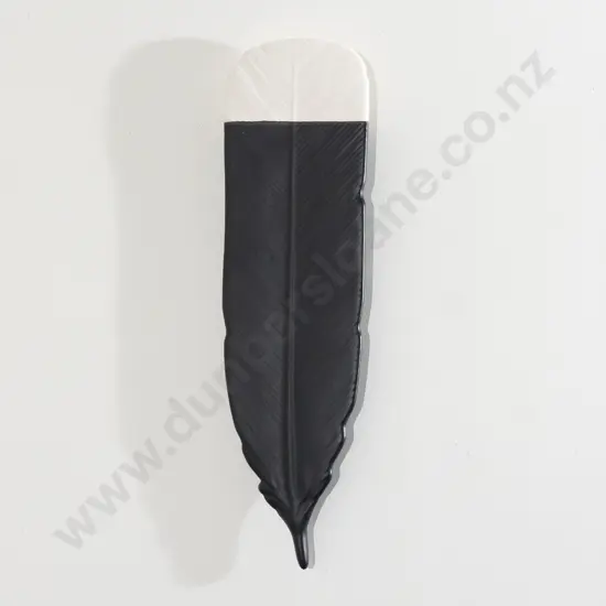 Bruce Yallop for Studio Ceramics Huia Feather Wall Hanging