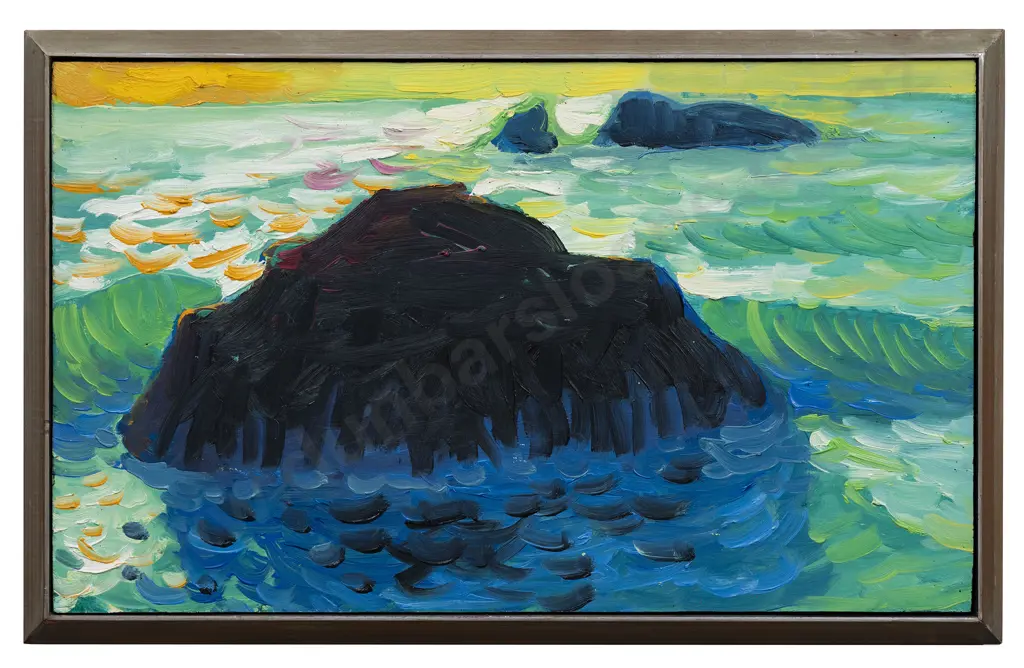 Michael Smither - Island off Back Beach Image 1++