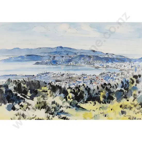 Peter McIntyre - Wellington Harbour