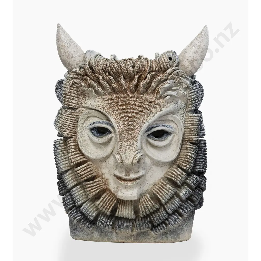 Roy Cowan Minotaur Head Garden Sculpture Image 1++