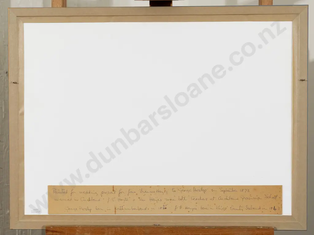 John Barr Clarke Hoyte - View of Auckland Looking towards Rangitoto Image 1++