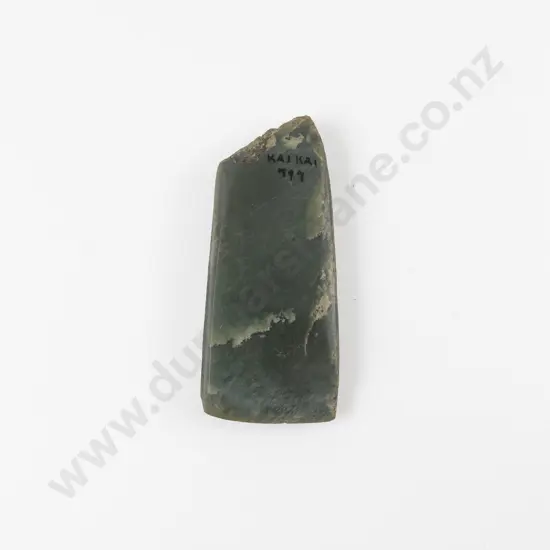 Toki Pounamu with Fine Blade with Minor Chip